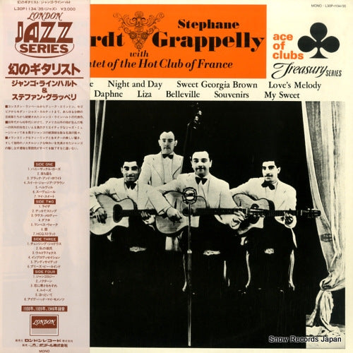 REINHARDT, DJANGO, AND STEPHANE GRAPPELLY with the quintet of the hot club of france L30P-1134