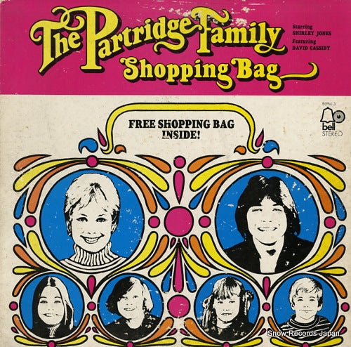 PARTRIDGE FAMILY FEATURING DAVID CASSIDY, THE shopping bag BLPM-3