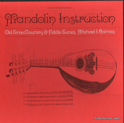HOLMES, MICHAEL I. mandolin instruction CRB16
