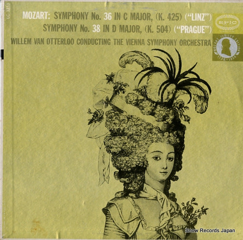 VAN OTTERLOO, WILLEM mozart; symphony no.36 & 38 LC3233