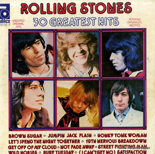 ROLLING STONES, THE 30 greatest hits RCA-9135