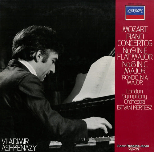 ASHKENAZY, VLADIMIR mozart; piano concertos no.9 & 8 L18C-5107