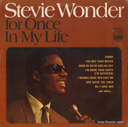 WONDER, STEVIE for once in my life TS291