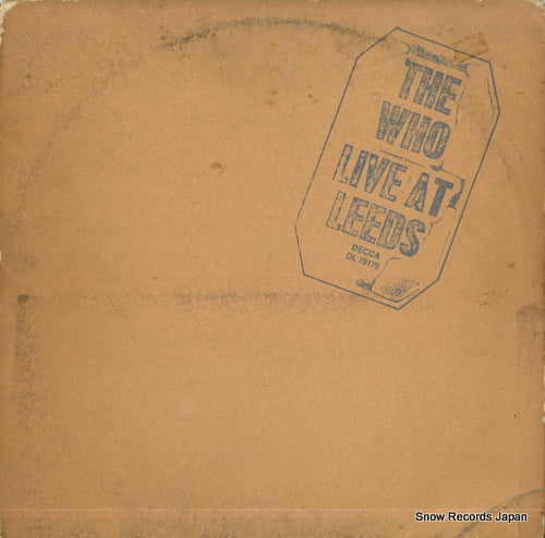 WHO, THE live at leeds DL79175