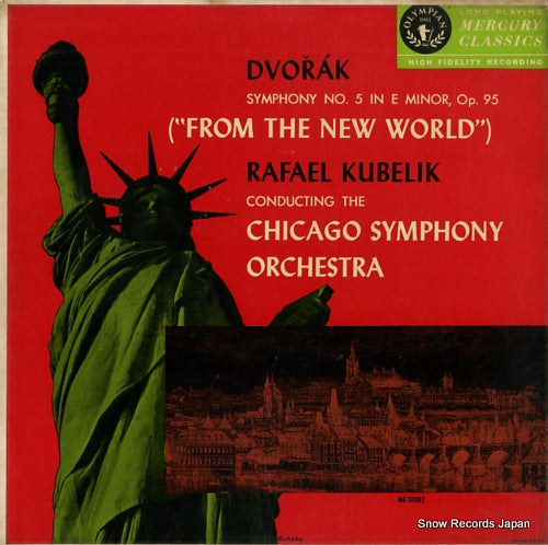 KUBELIK, RAFAEL dvorak; symphony no.5 in e minor, op.95 ("from the new world") MG50002