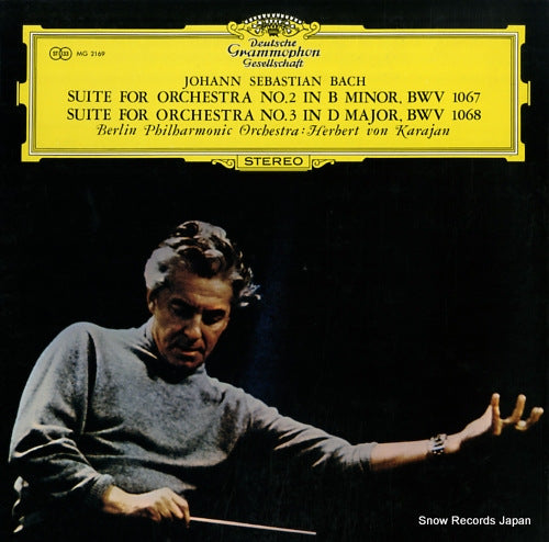 KARAJAN, HERBERT VON bach; suite for orchestra no.2 in b minor MG2169