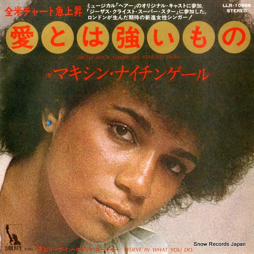 NIGHTINGALE, MAXINE right back where we started from LLR-10966