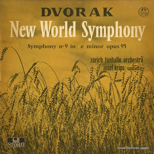 KRIPS, JOSEF dvorak; new world symphony SM-2224