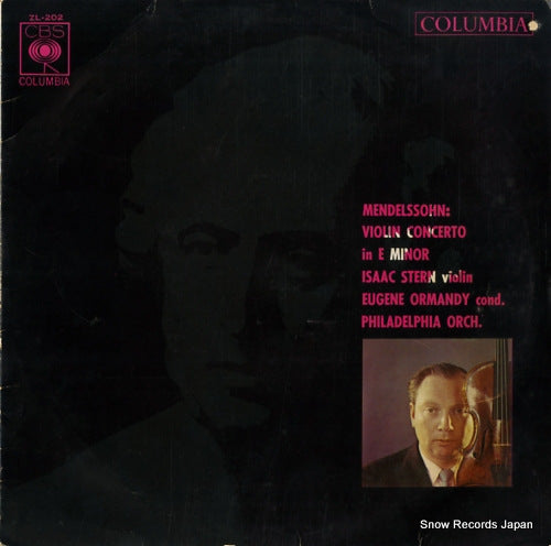 STERN, ISAAC mendelssohn; violin concerto in e minor ZL-202