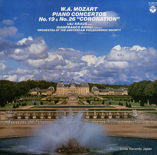 KRAUS, LILI mozart; piano concertos no.19 & no.26 "coronation" OC-7269-PK