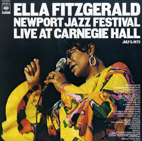 FITZGERALD, ELLA live at carnegie hall 38AP655