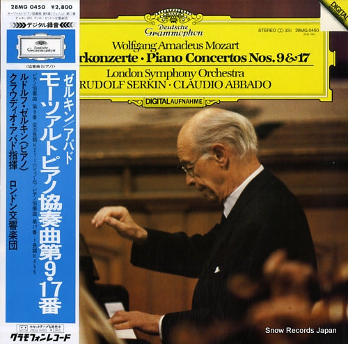 SERKIN, RUDOLF mozart; piano concertos nos.9 & 17 28MG0450