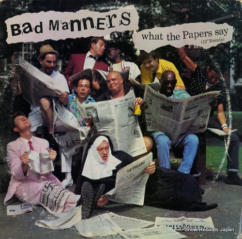 BAD MANNERS what the papers say 4R9-05274