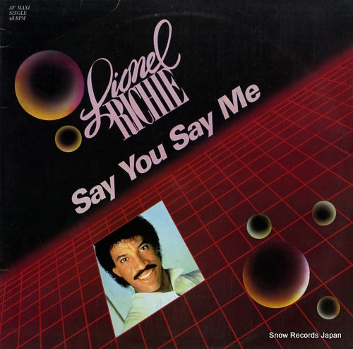 RICHIE, LIONEL say you say me LR6-0005