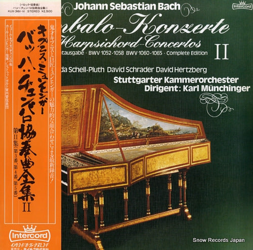 MUNCHINGER, KARL bach; cembalo-konzerte 2 KUX-3161-VI