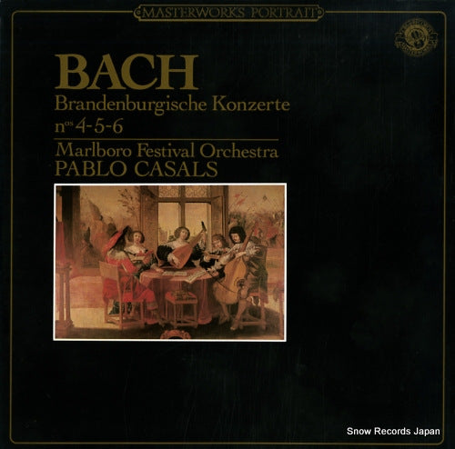 CASALS, PABLO bach; brandenburgische konzerte nos 4-5-6 CBS60252