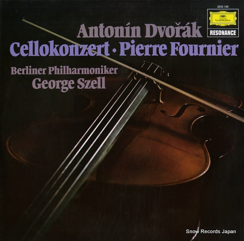 FOURNIER, PIERRE dvorak; cellokonzert 2535106