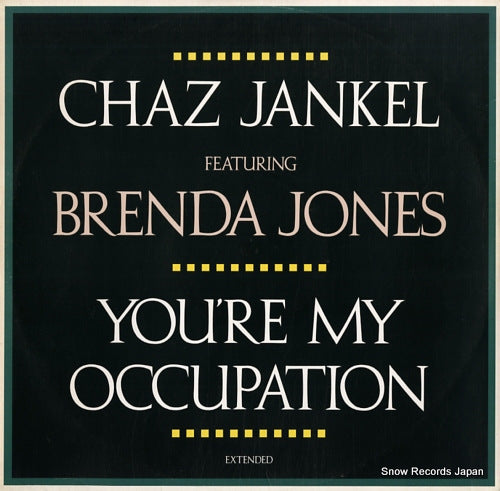 JANKEL, CHAZ you're my occupation AMY344