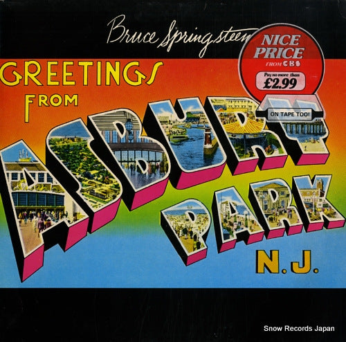 SPRINGSTEEN, BRUCE greetings from asbury park n.j. CBS32210