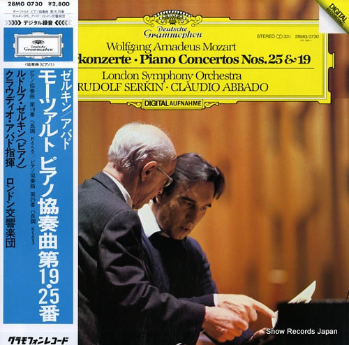 SERKIN, RUDOLF mozart; piano concertos nos.25 & 19 28MG0730