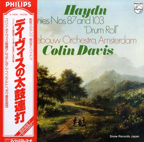DAVIS, COLIN haydn; symphonies nos.87 & 103 "drum roll" X-7830