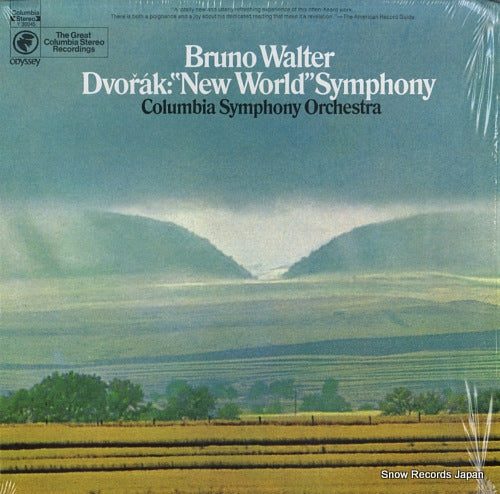 WALTER, BRUNO dvorak; "new world" symphony Y30045