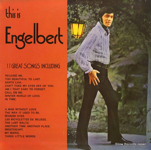 HUMPERDINCK, ENGELBERT this is engelbert WLP.3016