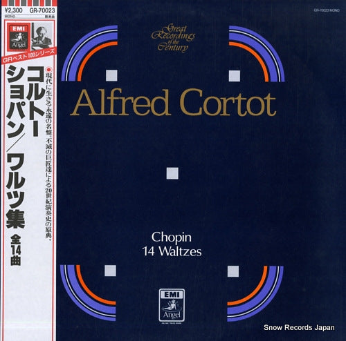 CORTOT, ALFRED chopin; 14 waltzes GR-70023