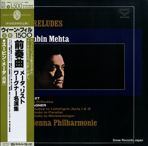 MEHTA, ZUBIN liszt; les preludes / wargner; lohengrin-prelude to act 1 K15C-9026