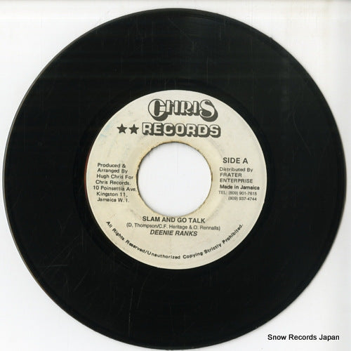 DEENIE RANKS slam and go talk 17926