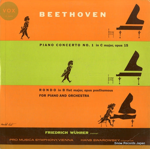 WUHRER, FRIEDRICH beethoven; piano concerto no.1 in c major, opus 15 PL8400