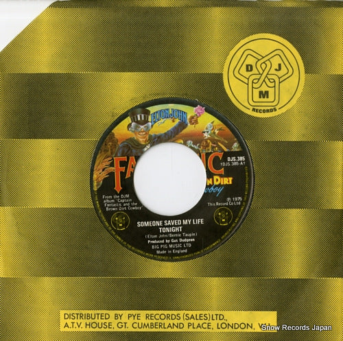 JOHN, ELTON someone saved my life tonight DJS385 / DJS.385