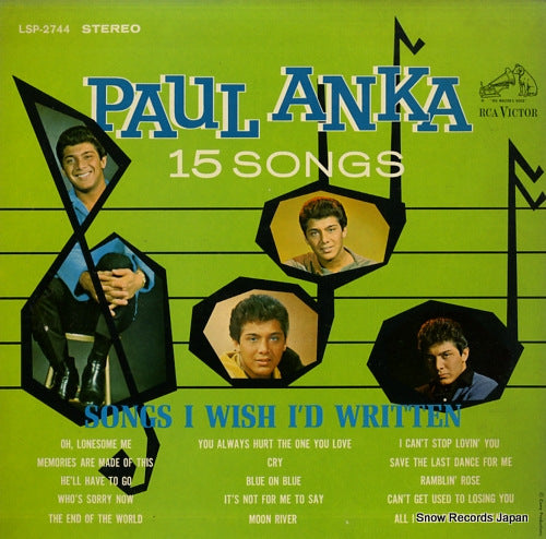 ANKA, PAUL 15 songs i wish i'd written LSP-2744