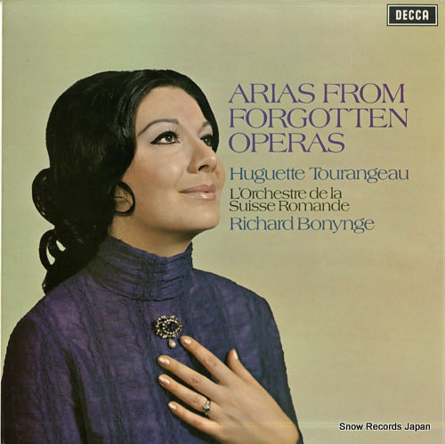 TOURANGEAU, HUGUETTE arias from forgotten operas SXL6501