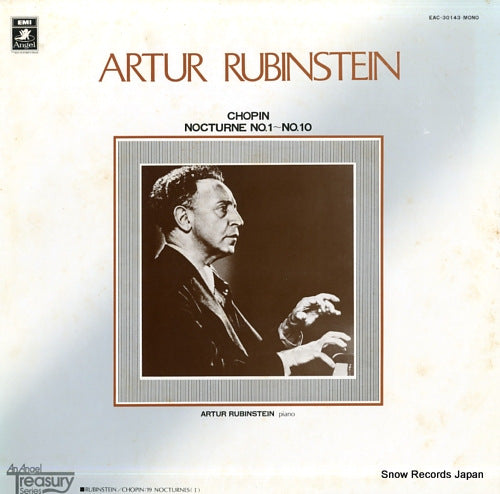 RUBINSTEIN, ARTUR chopin; nocturne no.1~no.10 EAC-30143