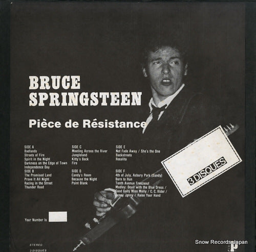 SPRINGSTEEN, BRUCE piece de resistance NONE