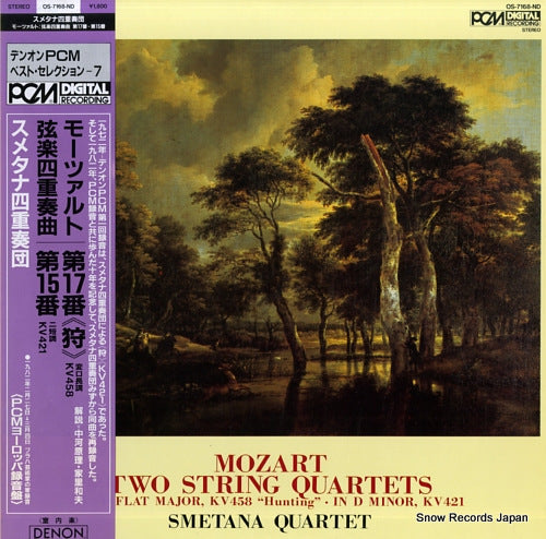 SMETANA QUARTET mozart; two string quartets OS-7168-ND