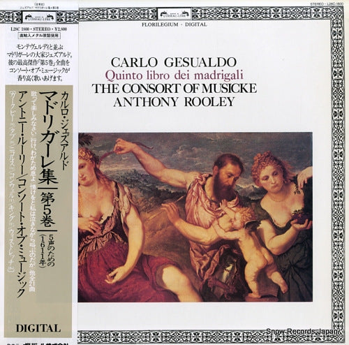 ROOLEY, ANTHONY / THE CONSORT OF MUSICKE gesualdo; quinto libro dei madrigali L28C-1800