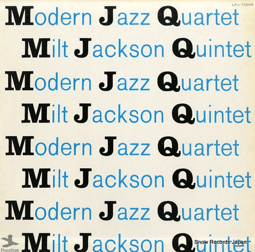 JACKSON, MILT modern jazz quartet LPJ-70009