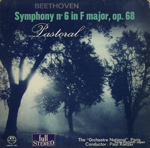 KLETZKI, PAUL beethoven; symphony no.6 in f major, op.68 "pastoral" SM.2239