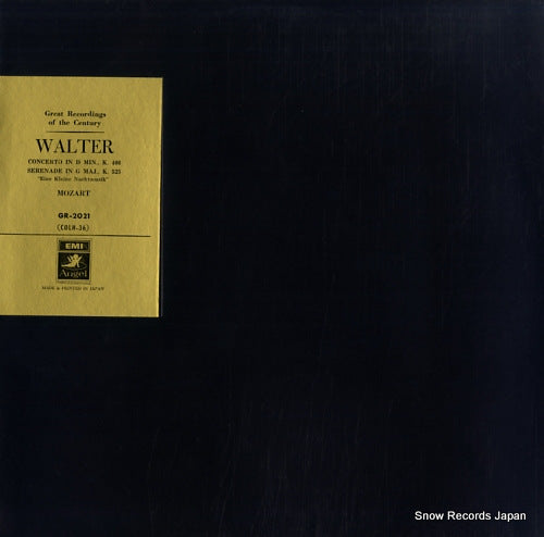 WALTER, BRUNO mozart; concerto in d min k.466 GR-2021