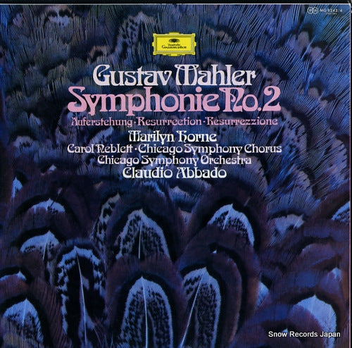 ABBADO, CLAUDIO mahler; symphonie no.2 MG8243/4
