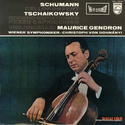 GENDRON, MAURICE schumann; cello concerto in a minor op.129 SFL-7602