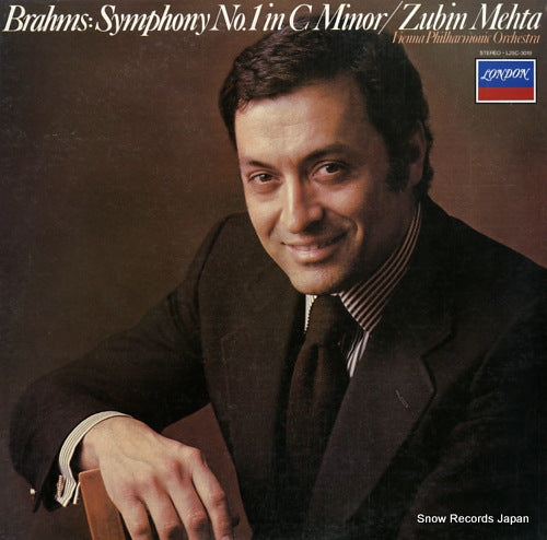 MEHTA, ZUBIN brahms; symphony no.1 in c minor L25C-3019