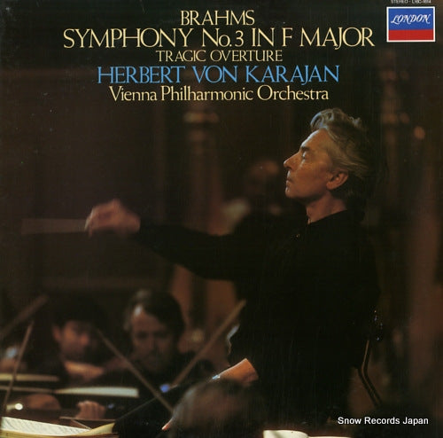 KARAJAN, HERBERT VON brahms; symphony no.3 in f major L16C-1614