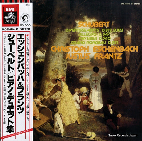 ESCHENBACH, CHRISTOPH / JUSTUS FRANTZ schubert; divertissements d.818, d.823 / allegro d.947 EAC-80490-91