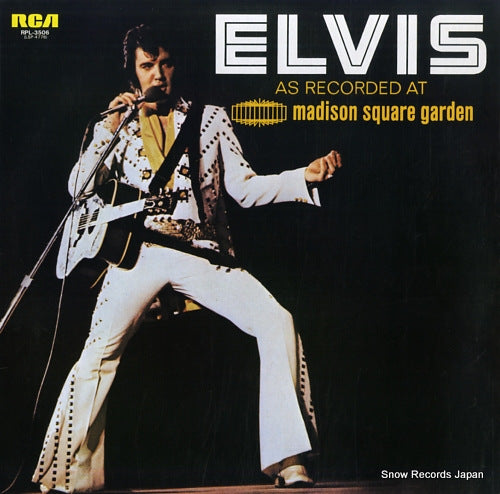 PRESLEY, ELVIS as recorded at madison square garden RPL-3506