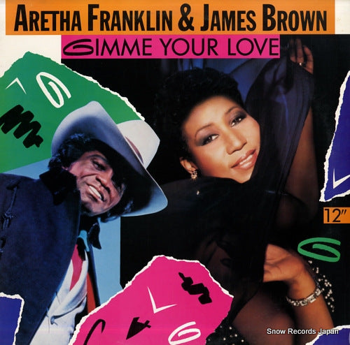 FRANKLIN, ARETHA, AND JAMES BROWN gimme your love AD1-9885