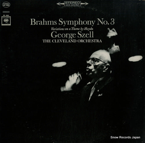 SZELL, GEORGE brahms; symphony no.3 MS6685