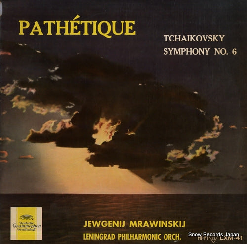 MRAWINSKIJ, JEWGENIJ tchaikovsky; symphony no.6 "pathetique" LXM-41